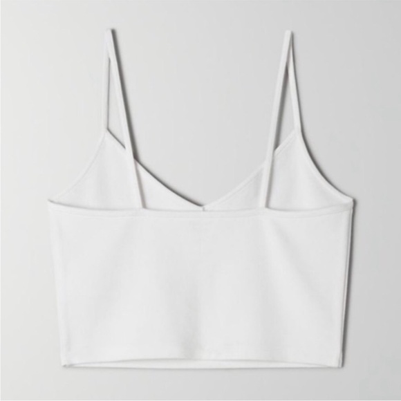 BNWT Sunday Best Roxboro Aritzia Tank Top Spaghetti Straps White Colour - Picture 4 of 12